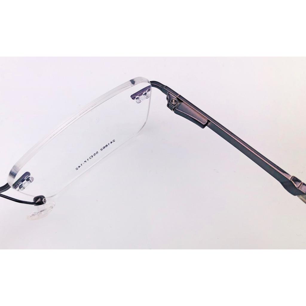 RSINC Unisex Randlose Metallfassung Mode Optische Waffenschwarz Tom 55-17-142 IB-12 B0DJT3WN4G