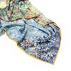 New double-sided printed silk wool texture silk scarf bag head scarf fashion 91 square scarf imitation cashmere warm skin-friendly scarf