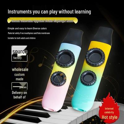 Doppelrohrblatt Membran Mini Kazoo Flöte Mundinstrument