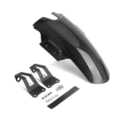 עבור Moto Guzzi V100 Mandello S V100 2025 2025, מגן בוץ לגלגל קדמי עם תושבת (פַּחמָן )