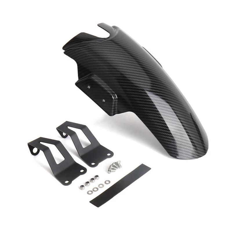 For Moto Guzzi V100 Mandello S V100 2025 2025, Front Wheel Mudguard Mud Guard Fender With Bracket (Carbon )