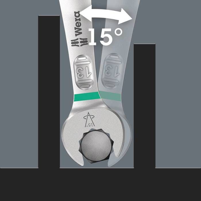 Wera 05020241001 6003 Joker 8 Imperial Set 1 Jeu de clés mixtes 11 pièces Ouverture de clé (métrique) 8 - 31 mm Ouvertu