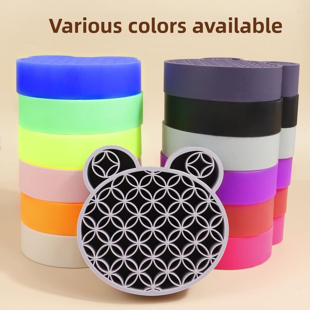 Silikon Nagelbürste Make-up Pinsel Ausstellungsständer Regal Aufbewahrungskoffer Trockengestell Bürstenhalter Make UP Halter Organizer