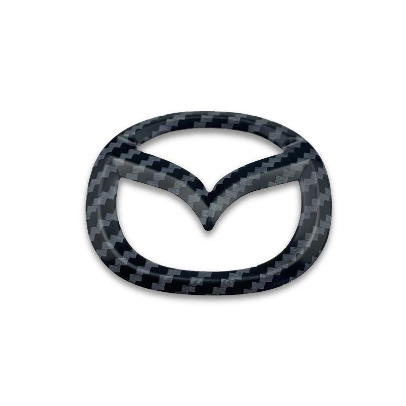 1pc ABS Car Steering Wheel Center Emblem Sticker for Mazda 3 CX3 CX4 CX5 CX7 CX8 CX9 CX30 RX7 Atenza Axela Interior Decoration