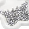 ABS Non-Porous Pearl-Plated Colored Round Beads for DIY Crafts and Fashion Accessories