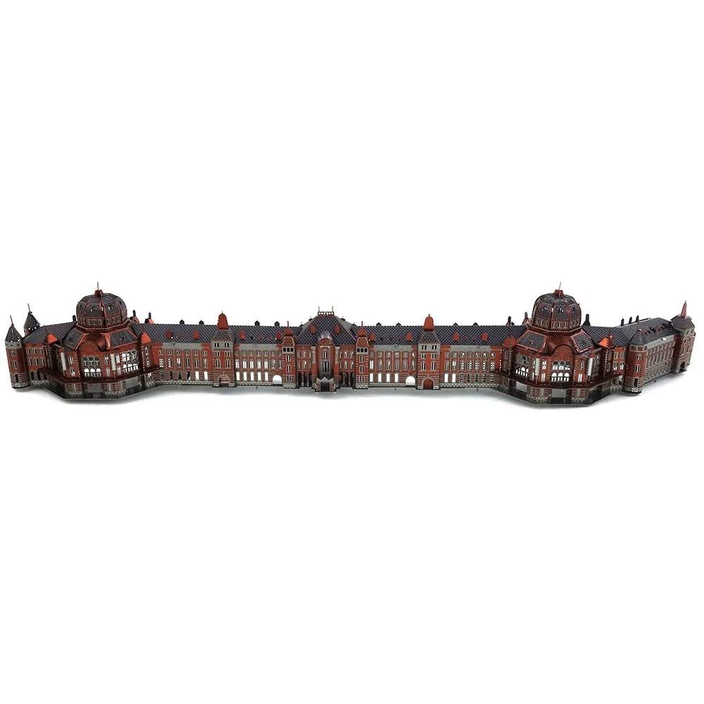 Colorful Tokyo Railway Station 3D Metal Puzzle Diy Handmade Architectural Landscape Assembly Model Jigsaw Puzzle Toys For Kids