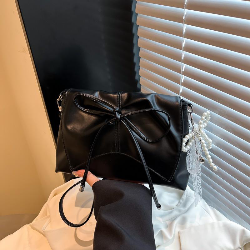 Bag Femininity Bow Small Square Bag New High Value Fashion Women's Bag Ins Trendy Fashion Shoulder Bag