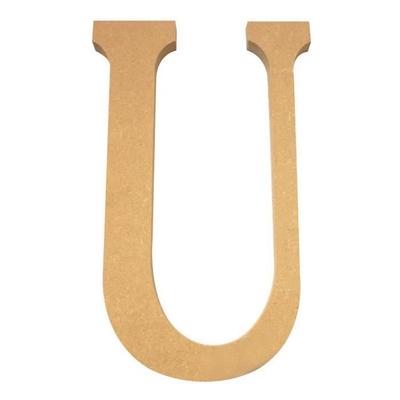MDF písmeno "U" - výška : 220 mm