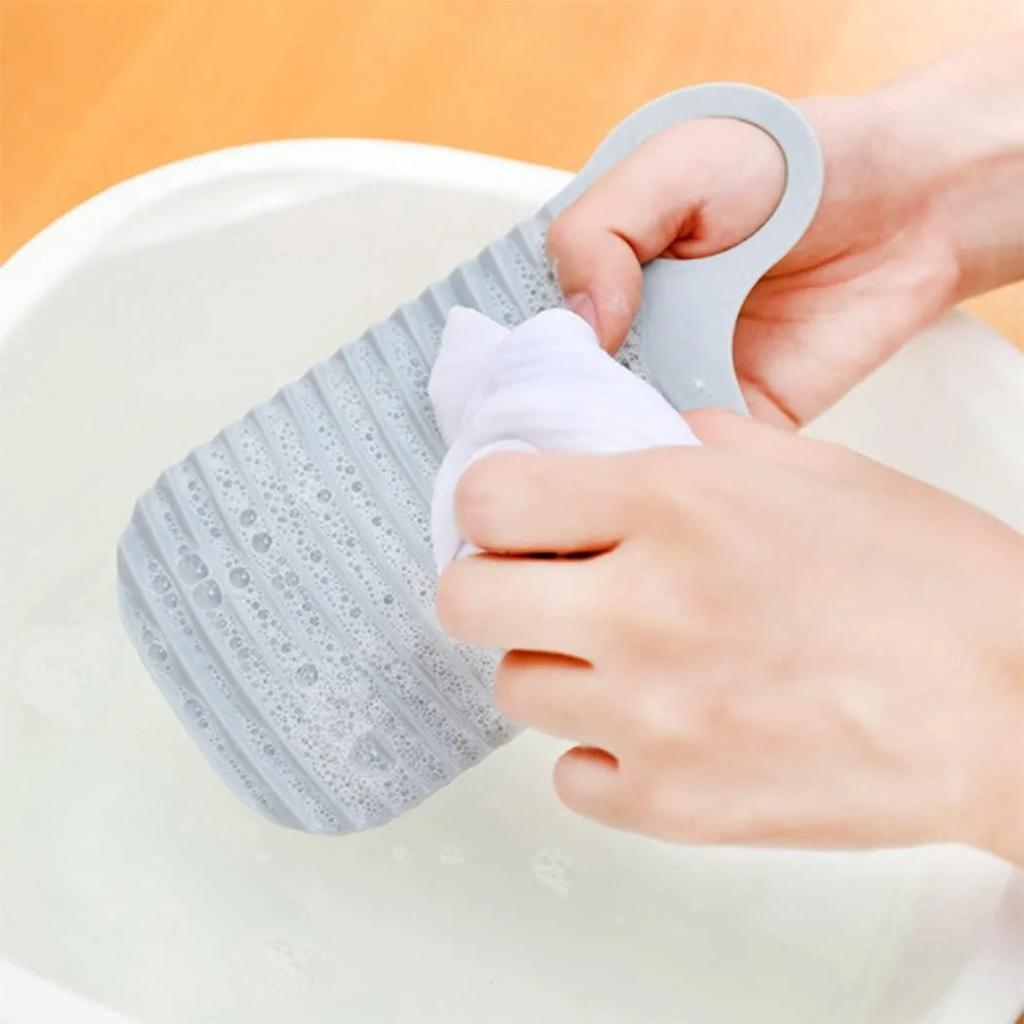 Hand-held Mini Washboard, Plastic Washboard, Laundry and Scrubbing Clothes, Suitable for Home Travel, Outdoor