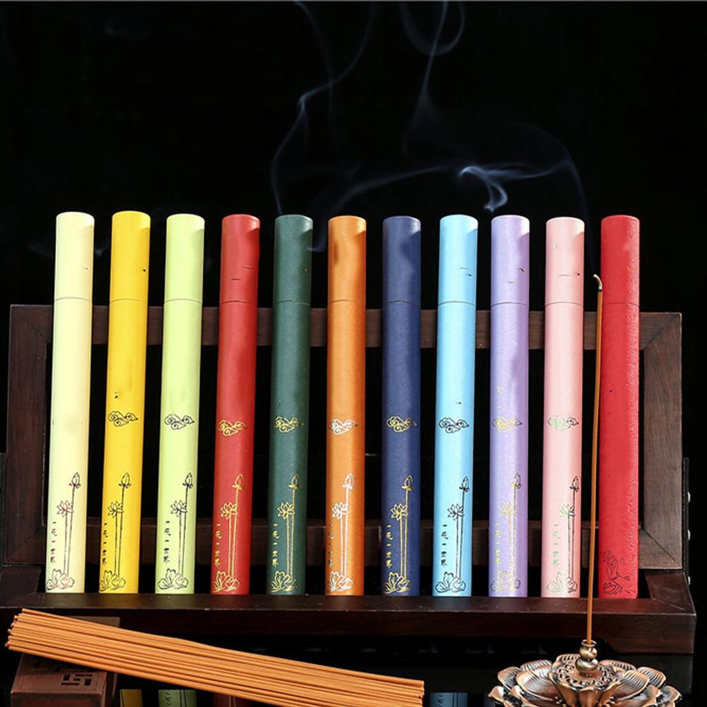 Räucherstäbchen Starkes Aroma Langanhaltend Natürlich Entspannend Linien-Räucherstäbchen für Zuhause Geschenk