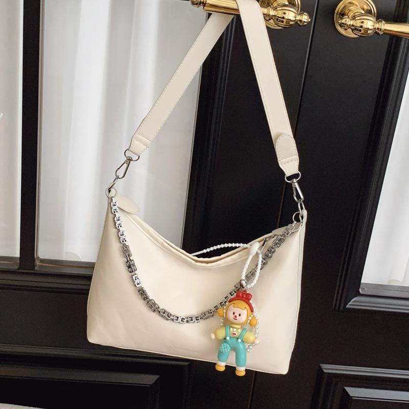 Large-capacity High-end Commuter Chain Shoulder Bag Women's 2025 Summer New Casual Versatile Messenger Tote Bag