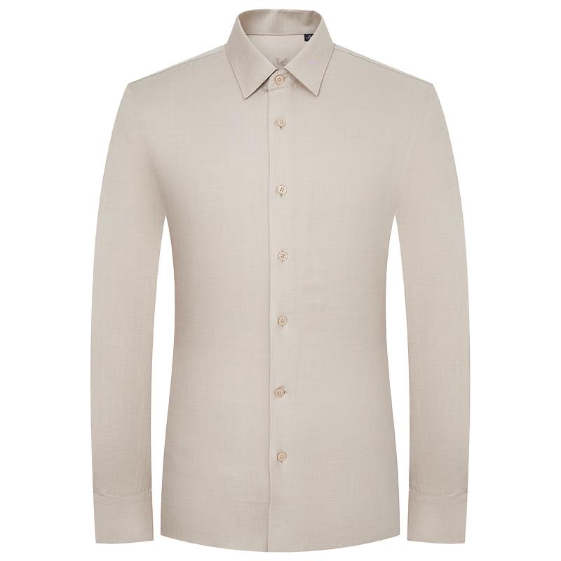 Baoxiniao Men s Business Formal Long-Sleeve Shirt EBC243008U 42