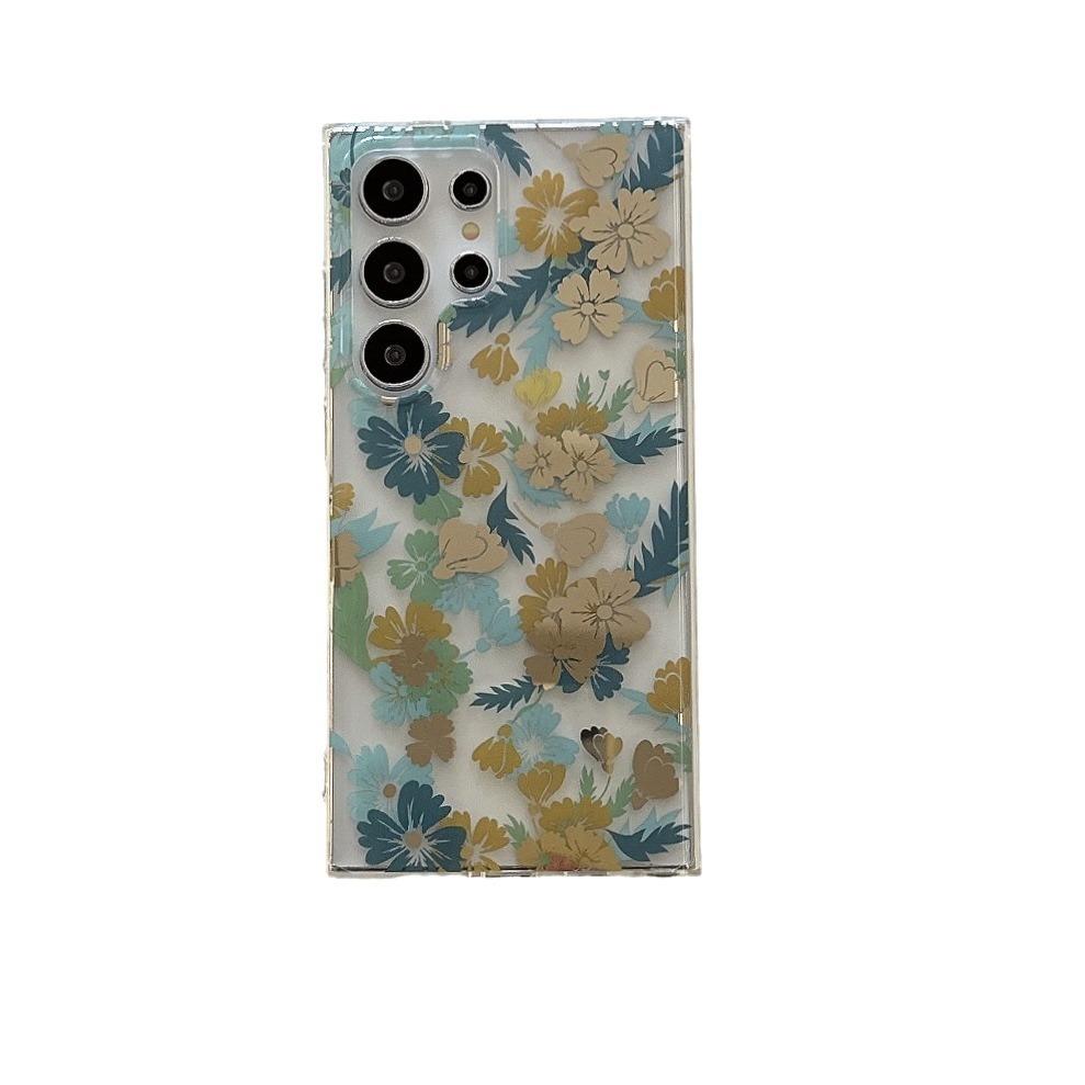 Suitable for Samsung S25 Ultra Flower Mobile Case S24uIMD Double Cover S23 Anti fall A56 Case A26