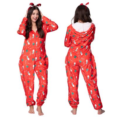 PYJAMAS ONESIE Kigurumi Overall Kostüm WEIHNACHTSBAUM [ONESIE3]