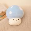 Cute Mushroom Plush Toy Soft Red Mushroom Plushie Pillow Kawaii Squishy Doll Stuffed Hugging Pillows Gift for Kids Gift