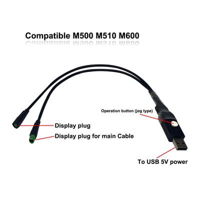 Ebike USB Programming Cable for BAFANG M600 M510 CAN Protocol Motor Dedicated