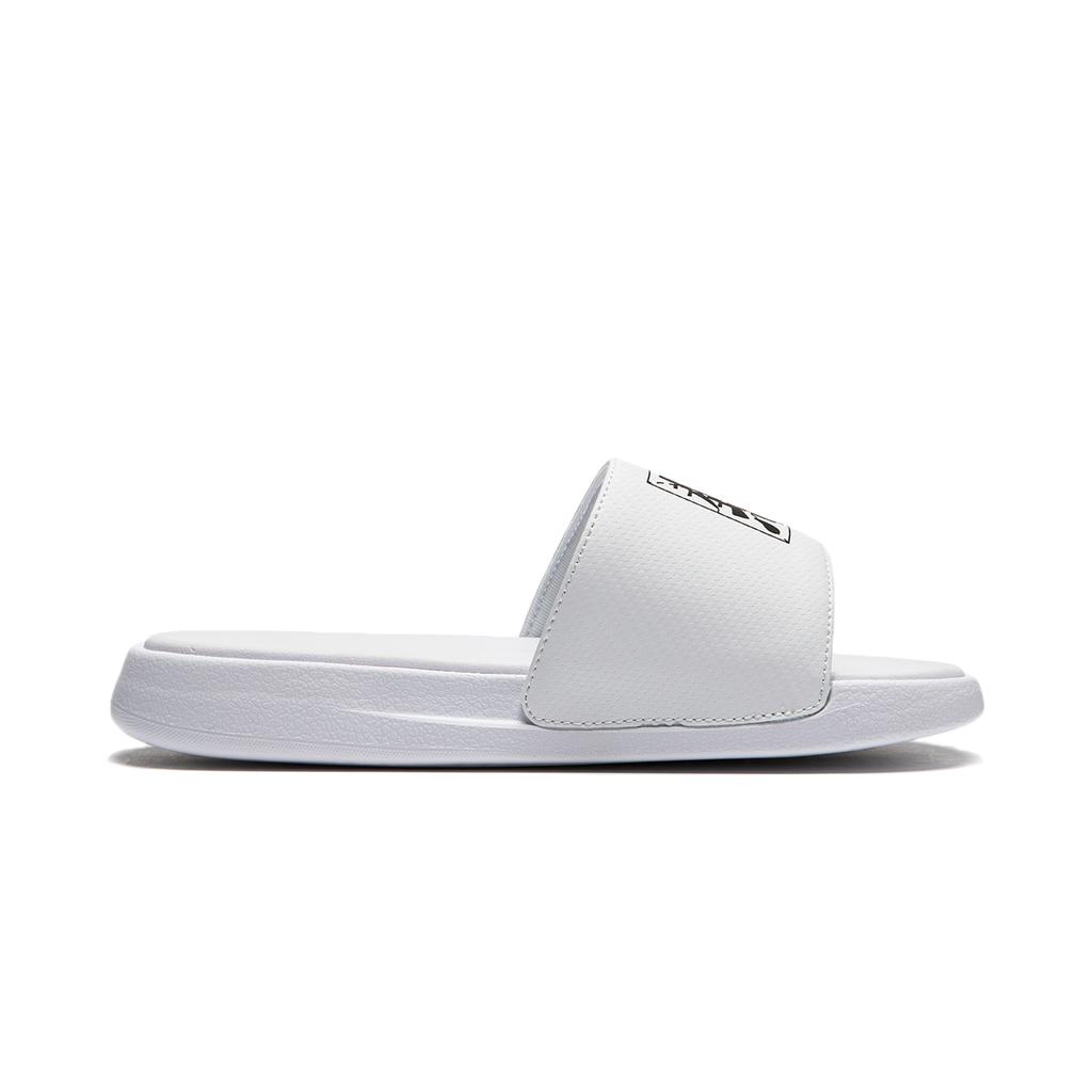 Li-Ning Comfortable Casual Slide Sandals Women Footwear White Black AGAU008-2
