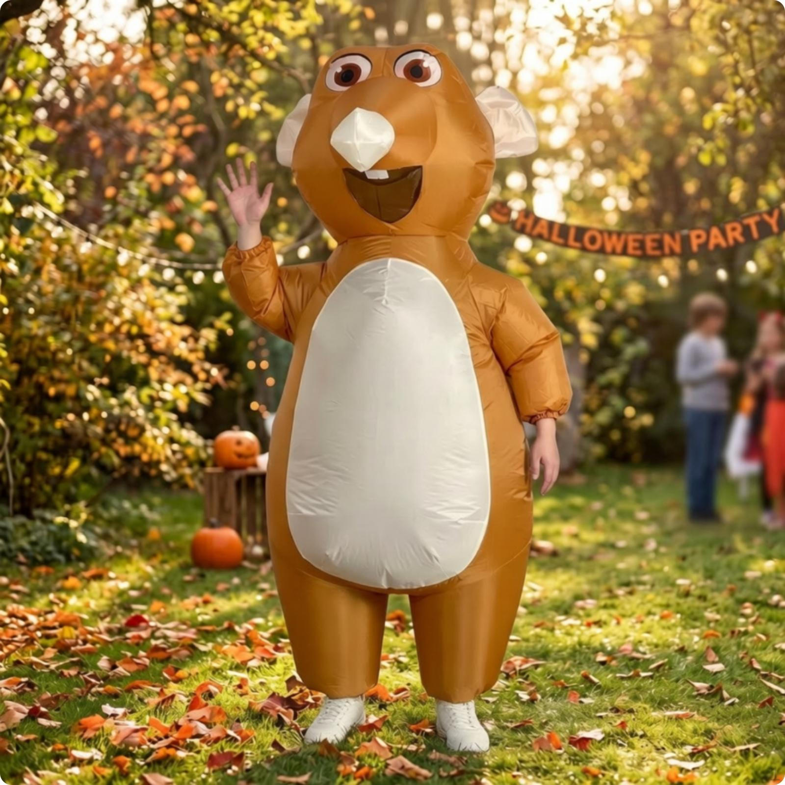 Cartoon FullBody Inflatable Suit for Adults