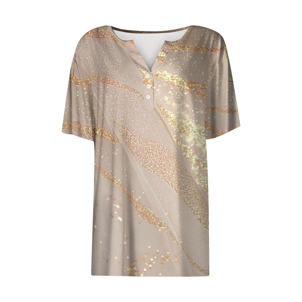 Women's Fashion Casual Short Sleeve Floral Print Top