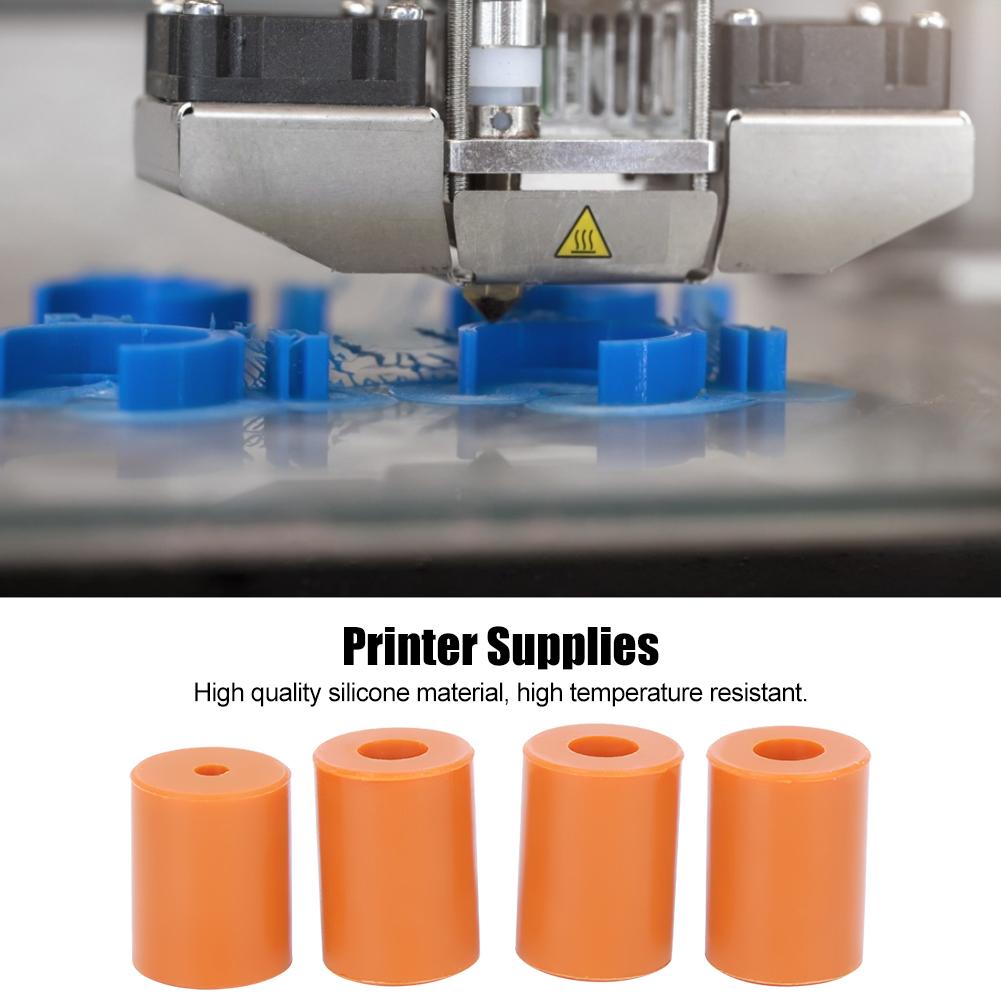 4 buc Coloană de nivelare pat cald silicon Potrivită pentru imprimantă 3D Ender2Ender 3Ender 3 proCR1010s PRO