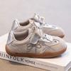 Children's Board Shoes Four Seasons Models Gold Casual Boys Girls Training Shoes Soft Kid Baby Sneakers