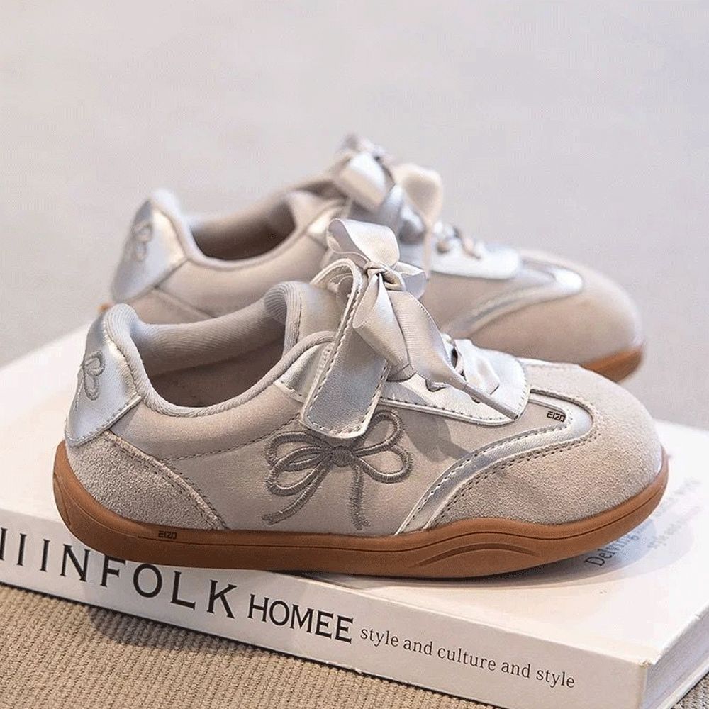 Children's Board Shoes Four Seasons Models Gold Casual Boys Girls Training Shoes Soft Kid Baby Sneakers
