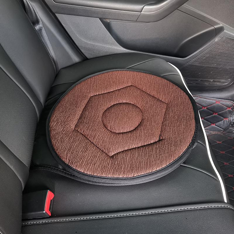 Rotating Car Seat Cushion for Easy Access - Ideal for Pregnant Women, Four Seasons, Portable, Universal Fit