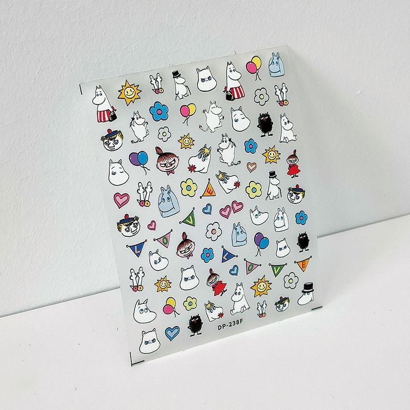 

Qiji Cartoon Cute 3D Waterproof Manicure Sticker DP238 (stereo)