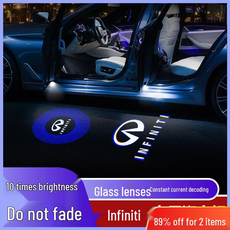 Infiniti Welcome Door Light Laser Projector for Q50L/G25/QX60/Q70L Models Car Interior Decor