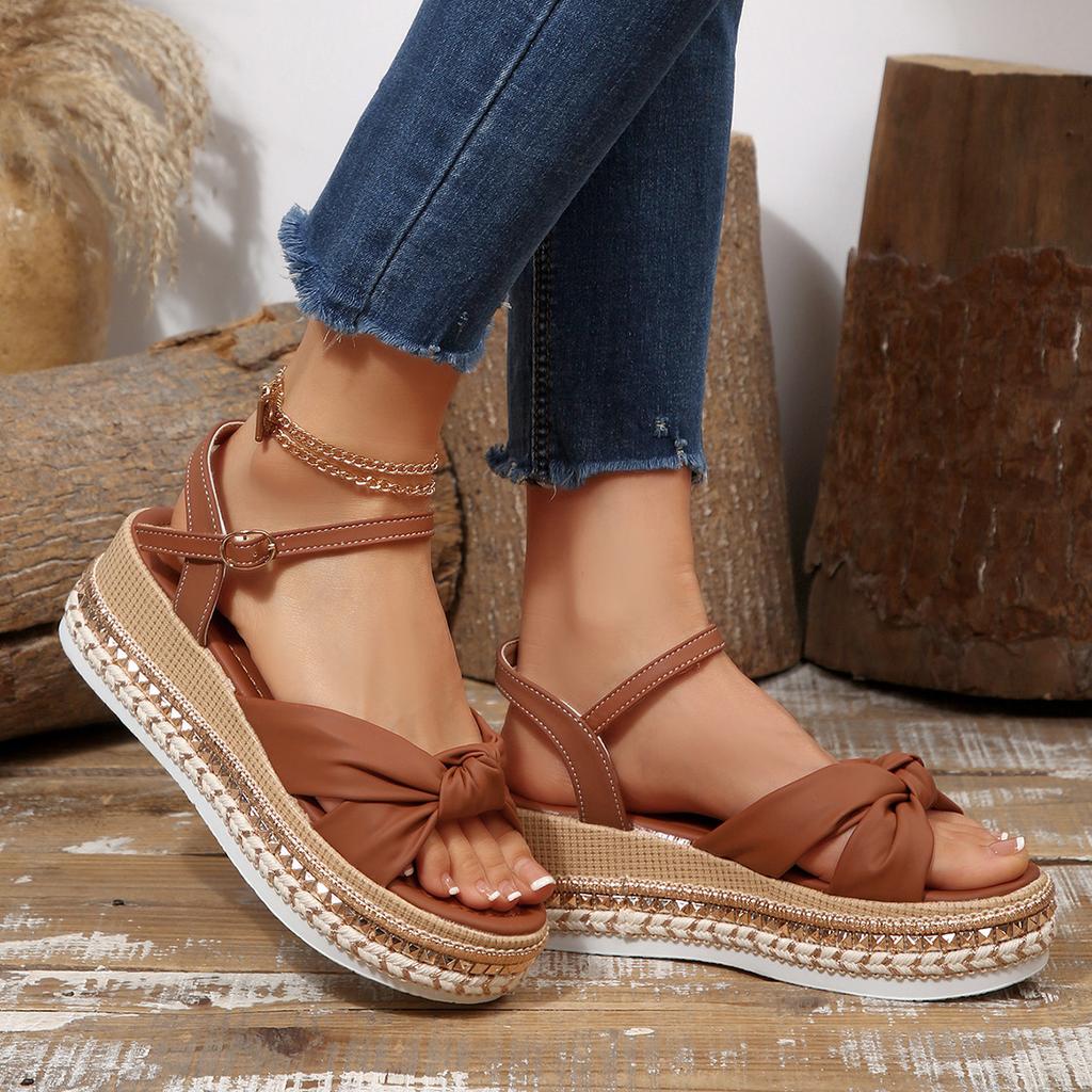 Large Size Platform Shoes with Open Toes, New Style Women's Sandals