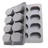 8-Hole Oval Soap Making Silicone Mold Chocolate Bomb Mold for Party Decoration