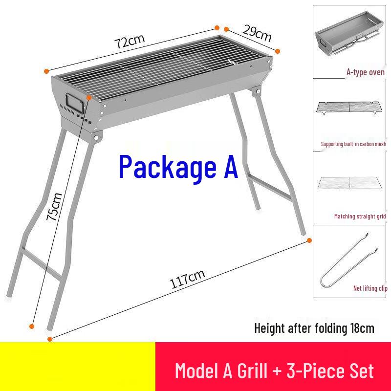 Zhi Shi Outdoor Portable Folding BBQ Grill