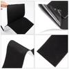 1Set Velcro Adhesives Licenses Plate Holder Frameless Black Weather-proof Number Plate Holder for Vehicles/Car/SUV Accessories