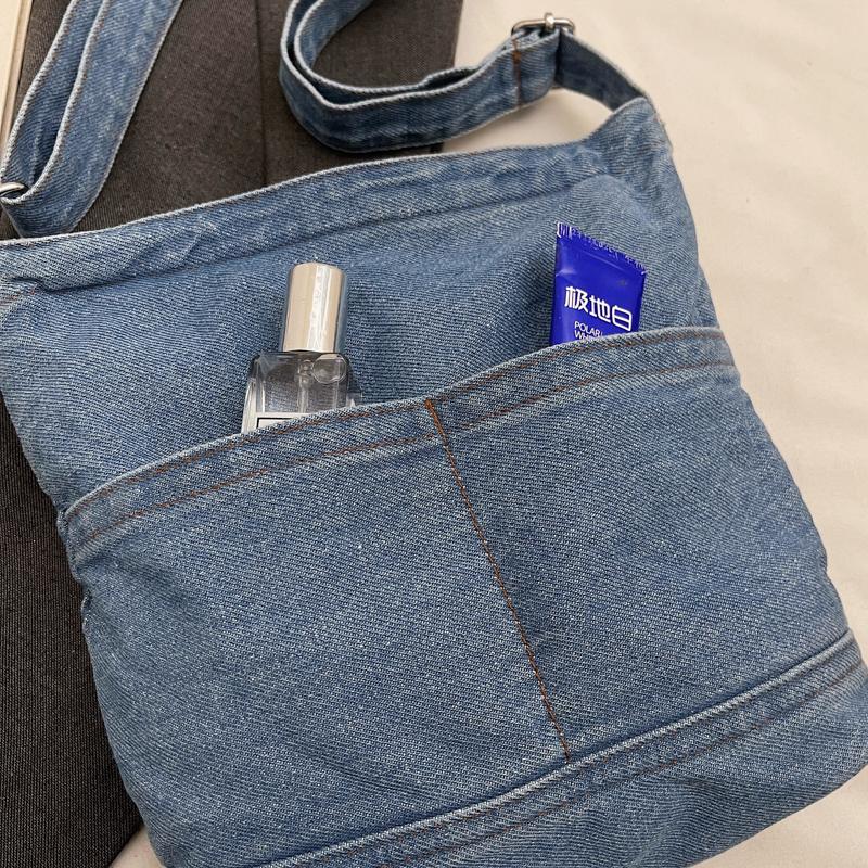 Borsa in Denim da Donna Borsa a Spalla Borsa a Tracolla Borsa per Cellulare