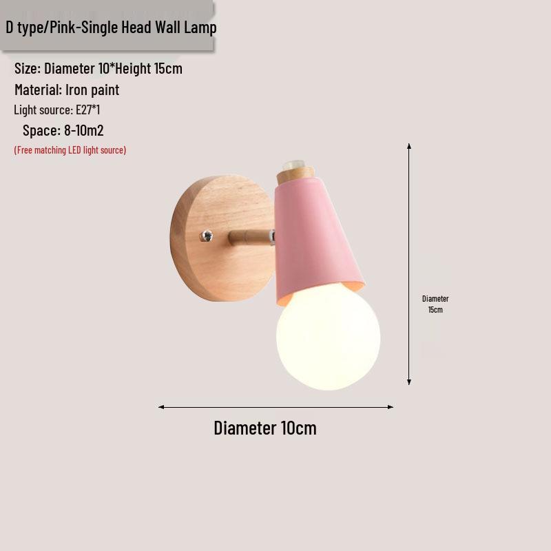 Modern Nordic Wall Lamp: Stylish Lighting for Bedroom, Living Room, Bar, or Staircase