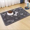 Waterproof Leather Pet Placemat - Non-Slip, Wash-Free, Easy-Care Mat for Cat & Dog Bowls