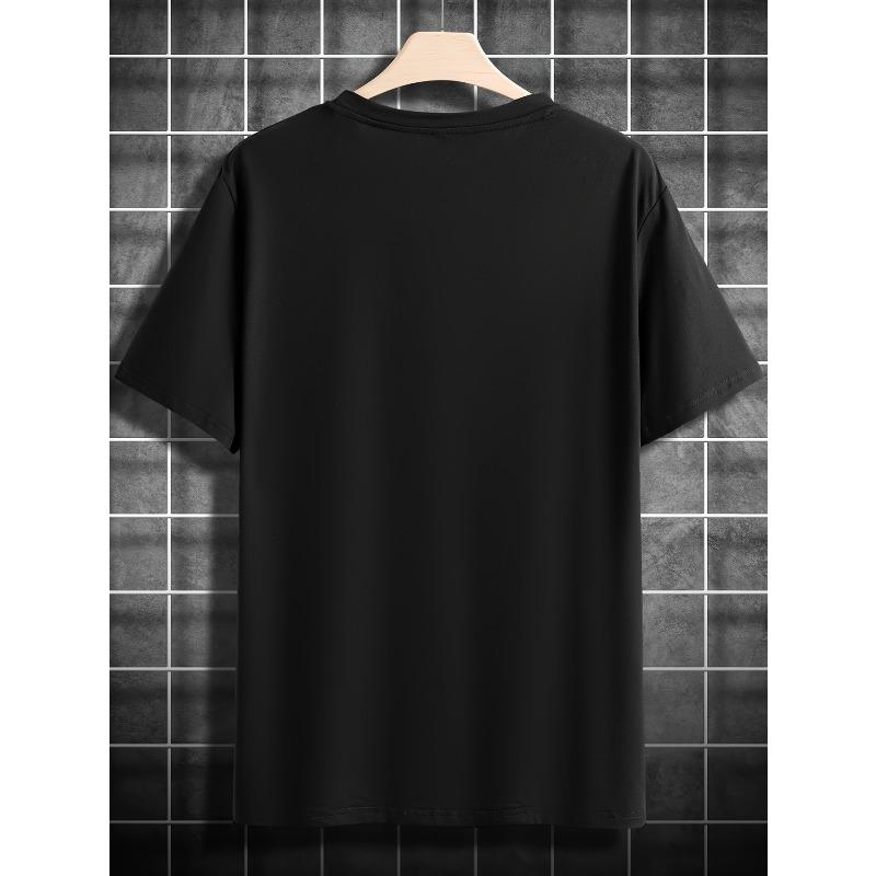 European sizes Men'S Black T-Shirt Featuring a Viking Fenrir Wolf Design with Nordic Knotwork, Ideal for Various Occasions Such As Home