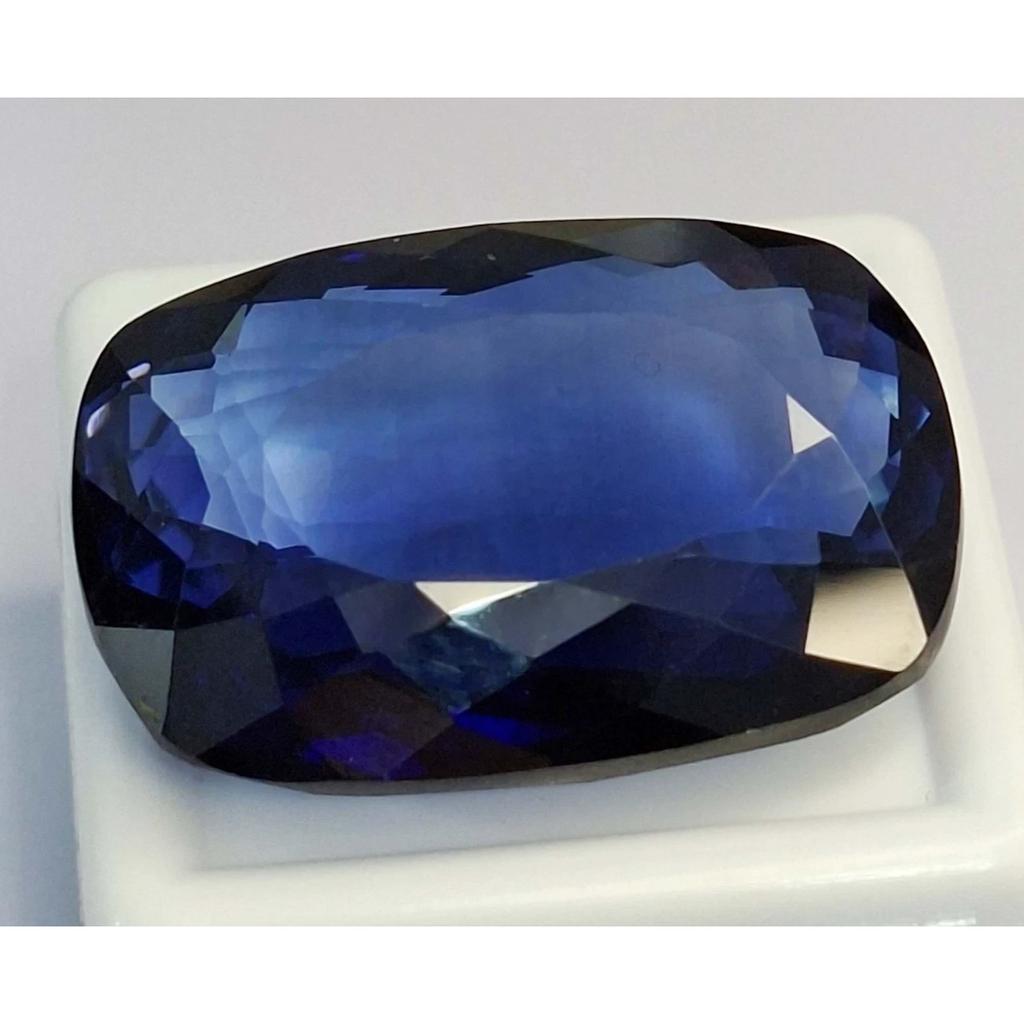 Natural Blue Tanzanite Cushion Cut 53-55 Ct Beautiful Certified Loose Gemstone