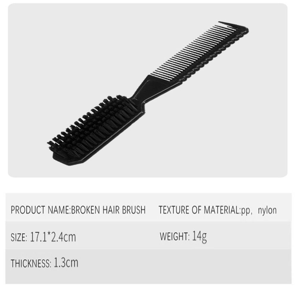Vintage Double-sided Comb Small Size Multi-functional Comb 2-in-1 Styling Comb  Barber's Hair Brush