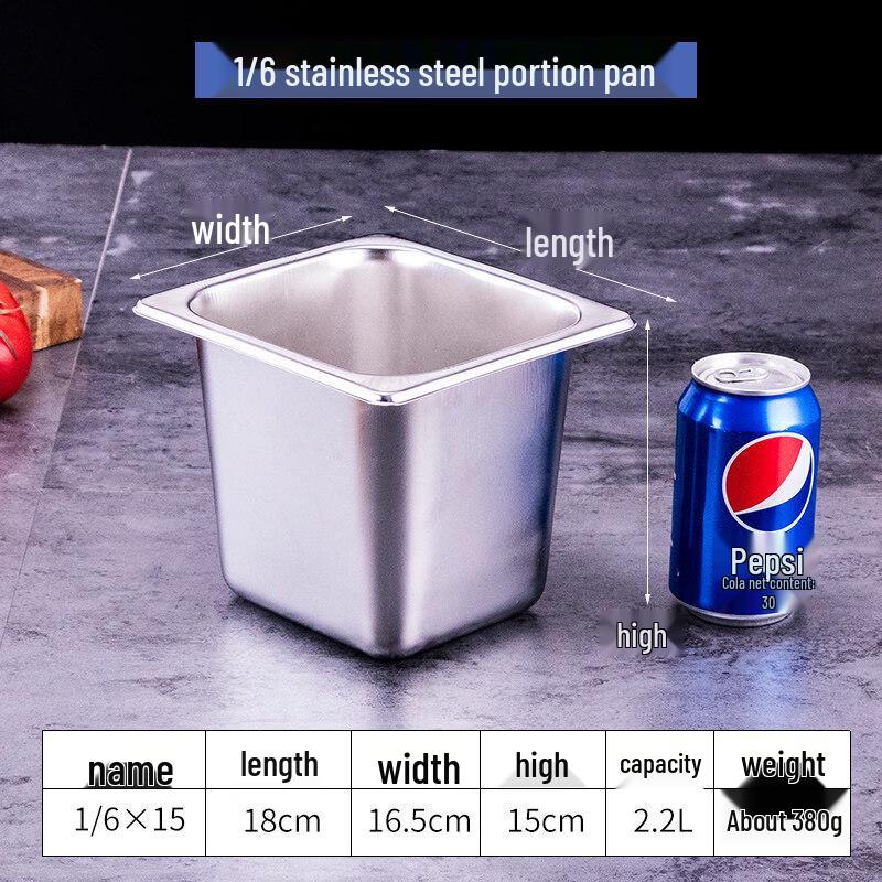 Stainless Steel Gastronorm Food Pan with Lid