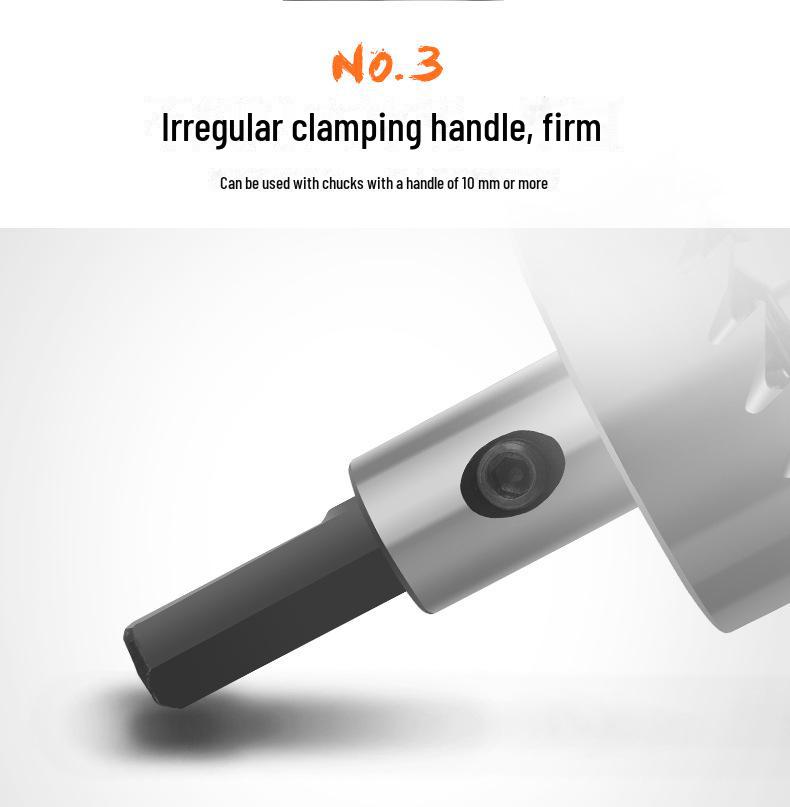 Green Forest High-Speed Steel & Alloy Metal Hole Opener Drill Bit - Stainless Steel Punch Tool