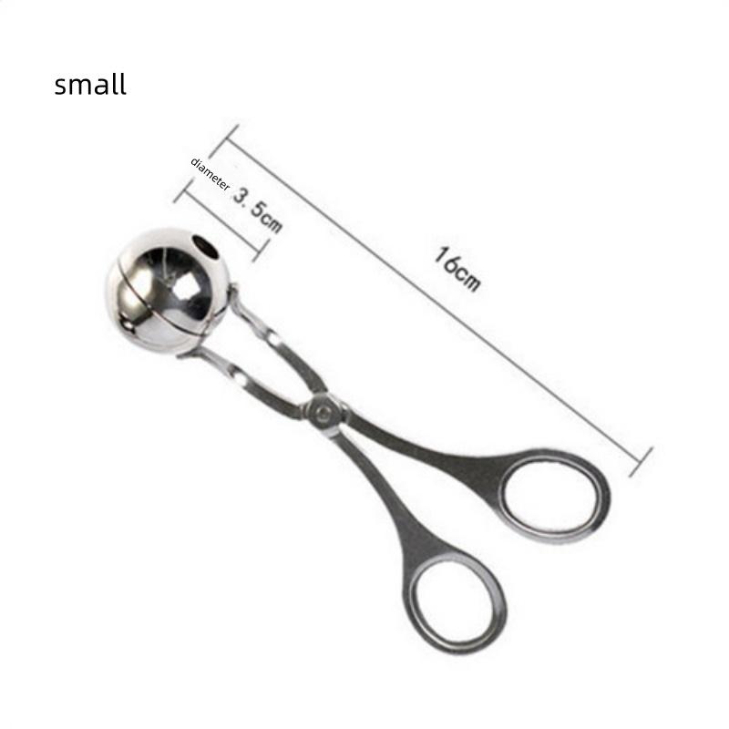 Stainless Steel Meatball Maker Fruit Rice and Vegetable Roll Mould Fried Meatball Rice-meat Dumplings Clamp Kitchen Tools