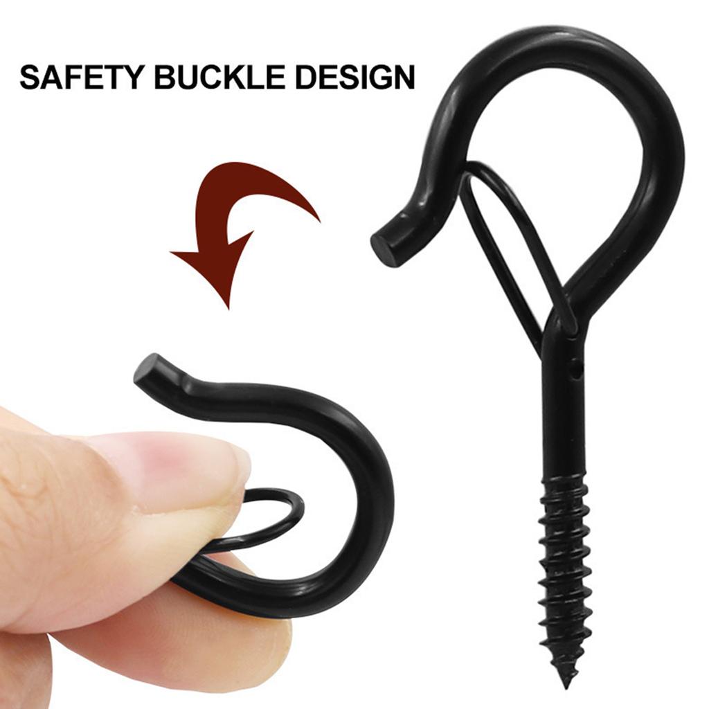 Q-Hanger Crew Hooks for Outdoor String Lights Safety Buckle Design