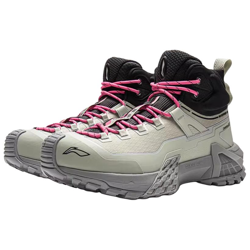 LiNing Xingchuan Trendy Comfortable Lightweight Quick-Dry High-Top Casual Shoes Unisex Casual Shoes AHTV035-3