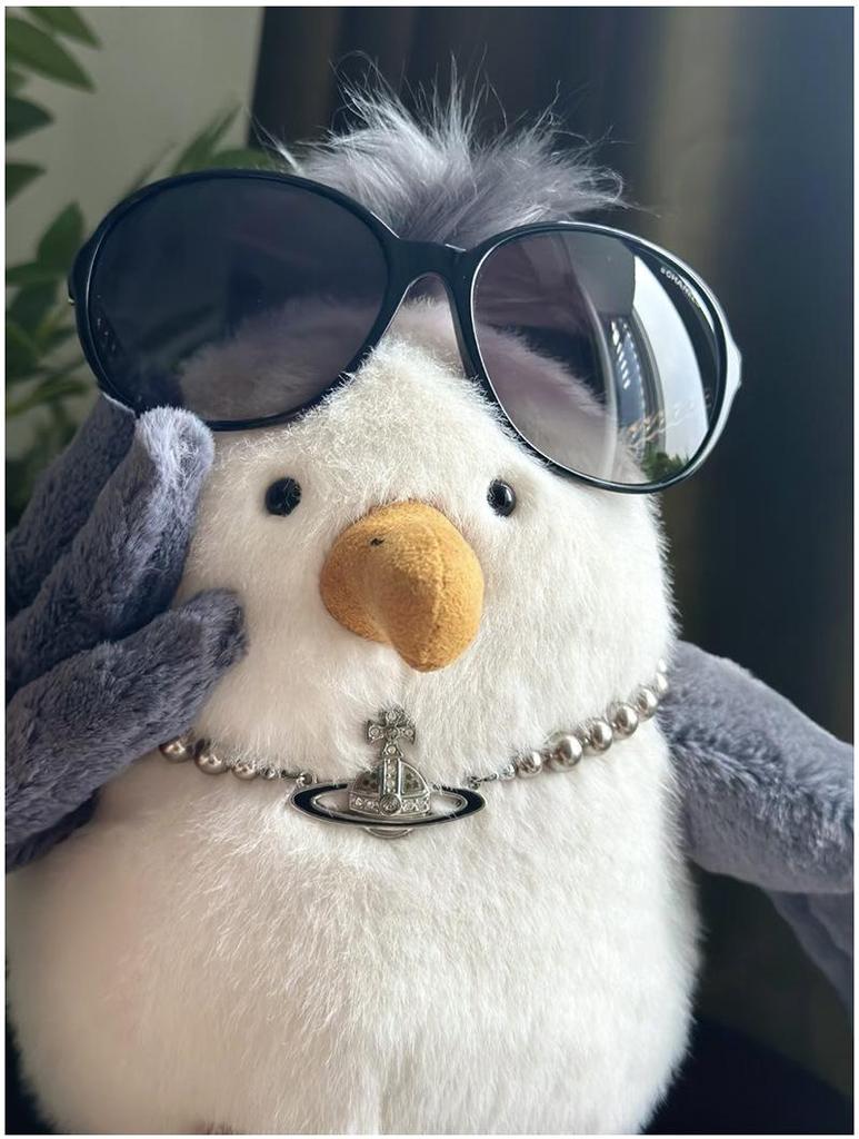 Flauschige Möwe Plüschpuppe - Weiches und tröstendes Stofftier für Mädchen