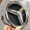 Nuovo 2025 Auto Calda Griglia Anteriore Emblema a Stella Logo Illuminato a LED Luce Bianca Blu Rossa per Mercedes Benz W205 C E R ML GL GLA CLA