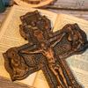 Holy Carving Wooden Crafts Orthodox Church Supplies for Wall Art Wall Hanging Crucifix Madonna Statue
