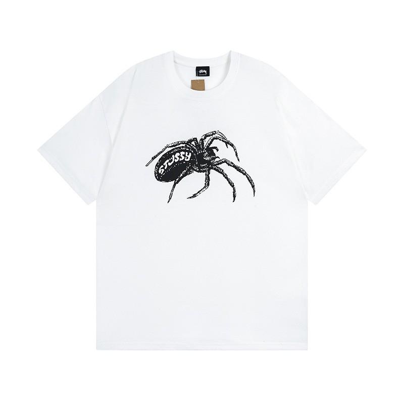 Short Sleeve T-Shirt Couples Street Style Letter Print Loose Fit Breathable Top