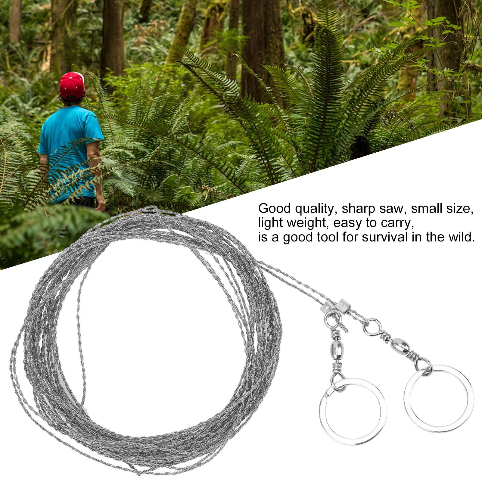 

Outdoor Fretsaw Portable 10m Steel Wire Wilderness Survival Universal Stainless Steel Saw