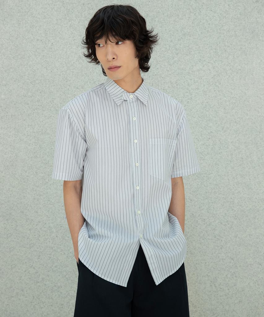 PYEON MA Balance Stripe Half Shirt